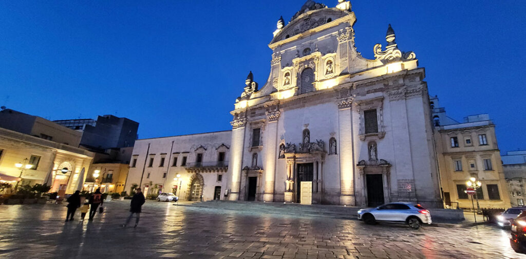 Galatina church plaza