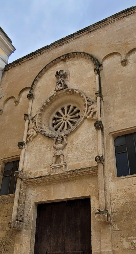 Matera Church wheel of fortune