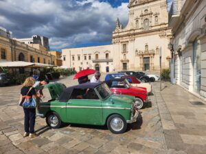 Galatina street scene with cars