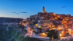 Matera at night