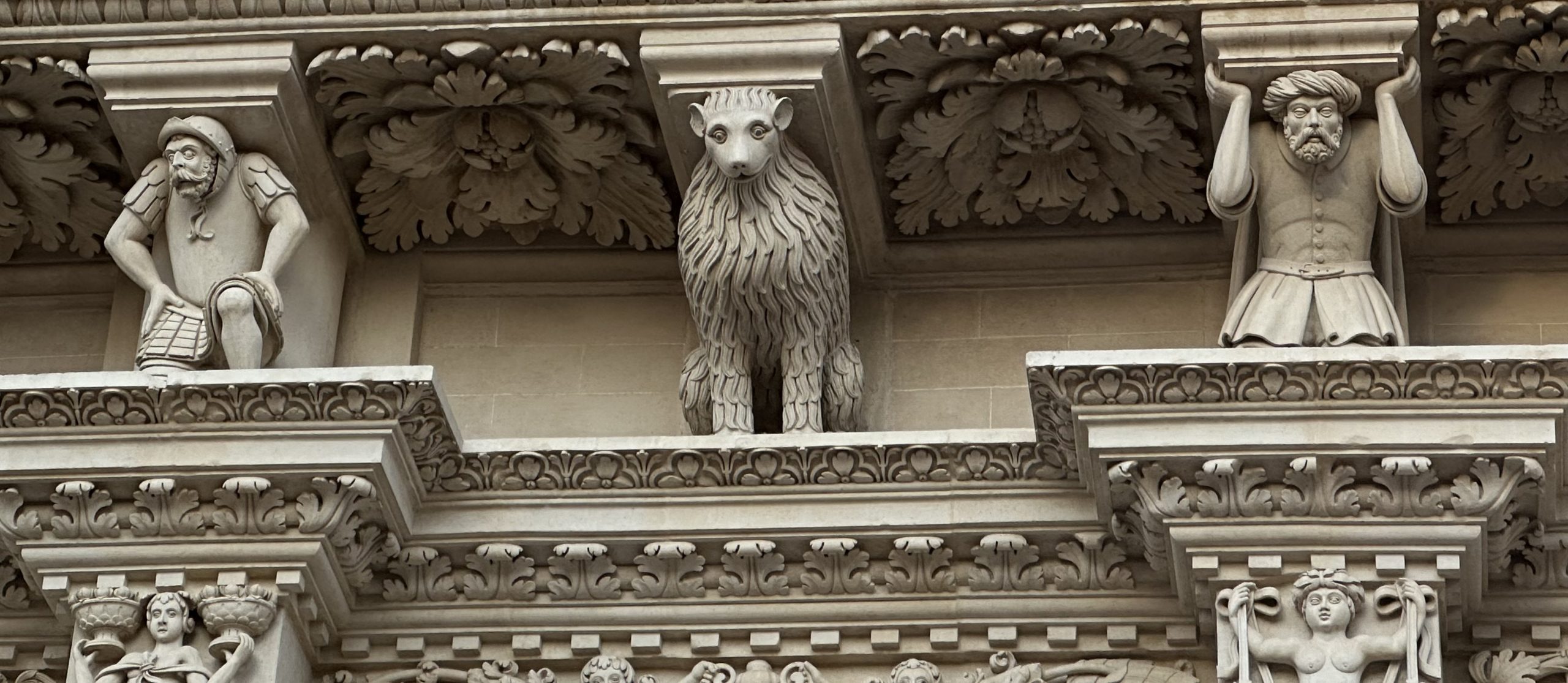 Carving on Lecce church