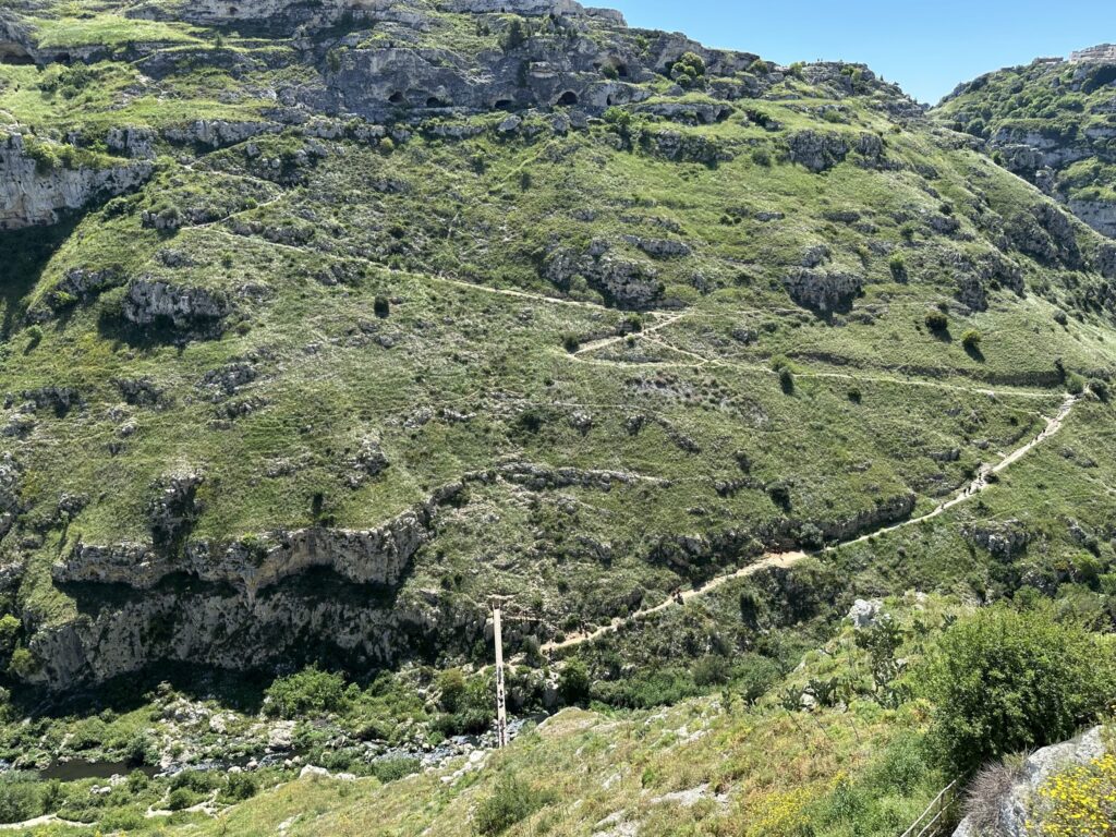 Matera hiking trail