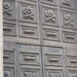 Purgatory church door