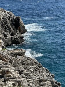 rocky shore in Puglia