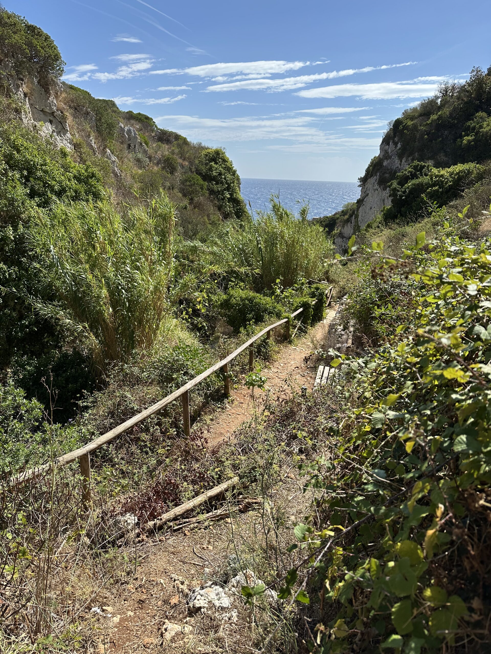 hike in the cliffs