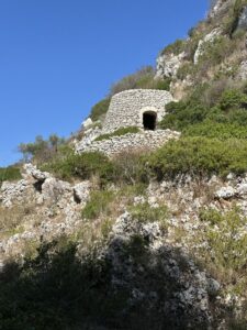 stone hut on a cliff