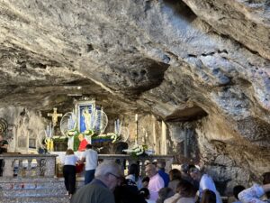 Monte Sant' Angelo Cave church mass